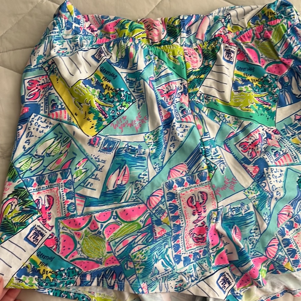 Lilly Pulitzer Dayley Romper Pop Up Wish You Were Here Postcard Print - Large - Picture 15 of 16